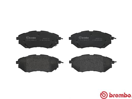 A.B.S. P 78 017 BREMBO Bremsbelagsatz, Scheibenbremse